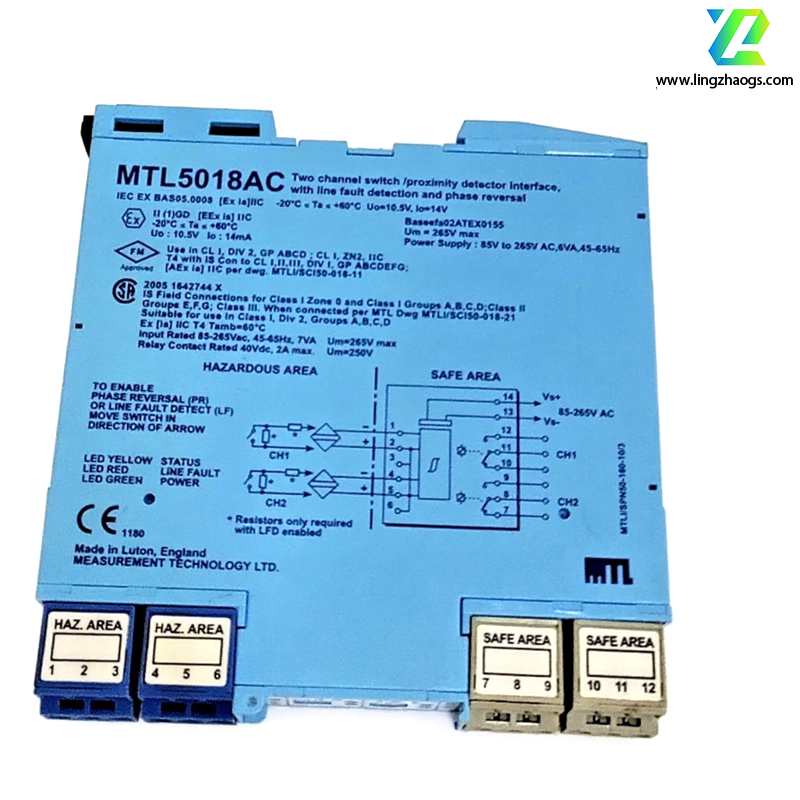 MTL MTL5018AC安全型隔离栅