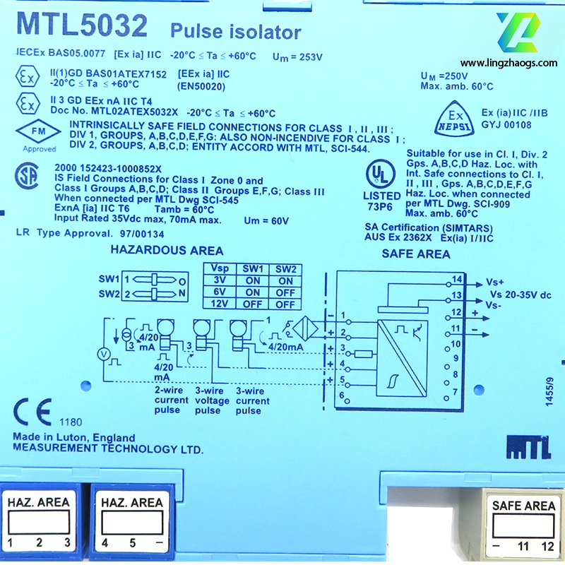 MTL  MTL5032 Pulse Isolation Barrier
