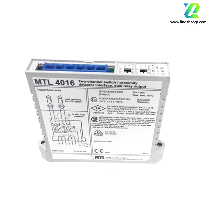 MTL  MTL4016 双通道开关 / 接近探测器接口单元