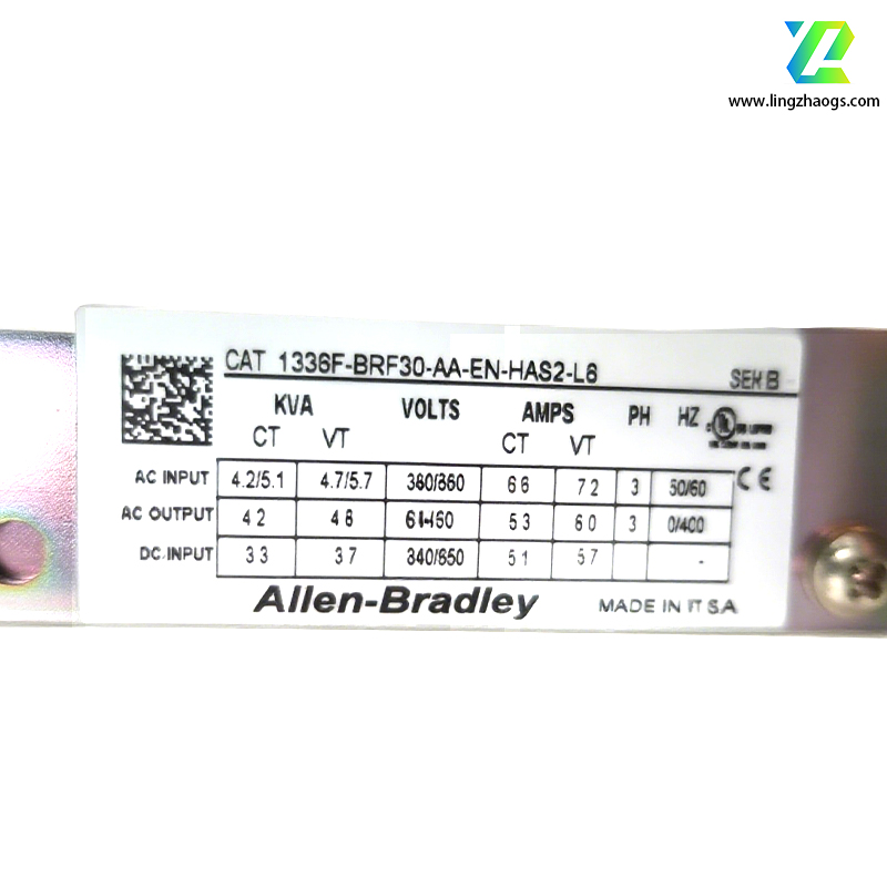 AB 1336F-BRF30-AA-EN-HAS2-L6 高性能变频器