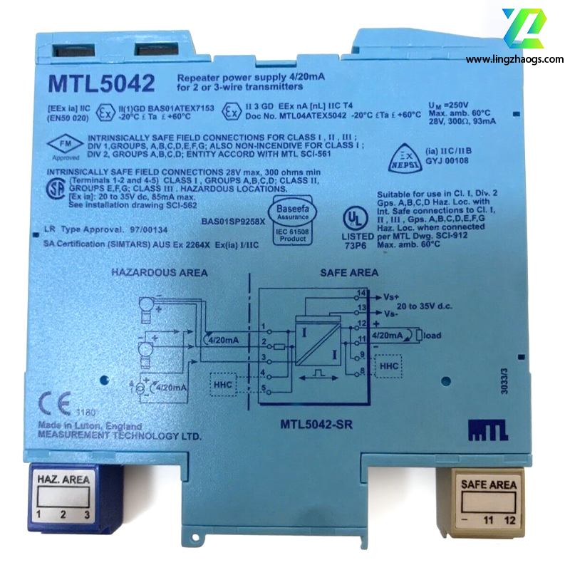 MTL  MTL5042 电流隔离器