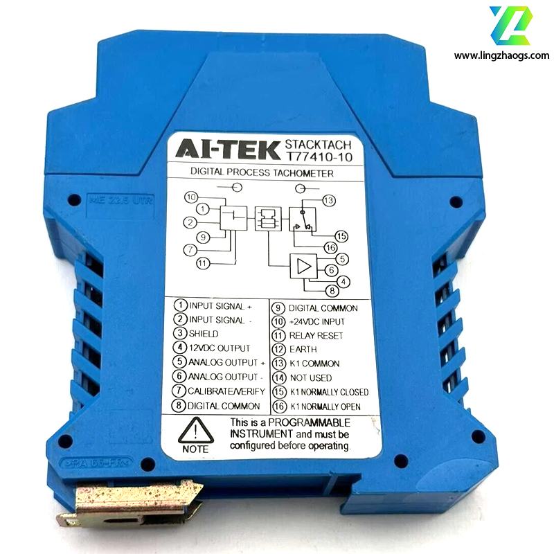 AI-TEK T77410-10 Single-Input Industrial Tachometer