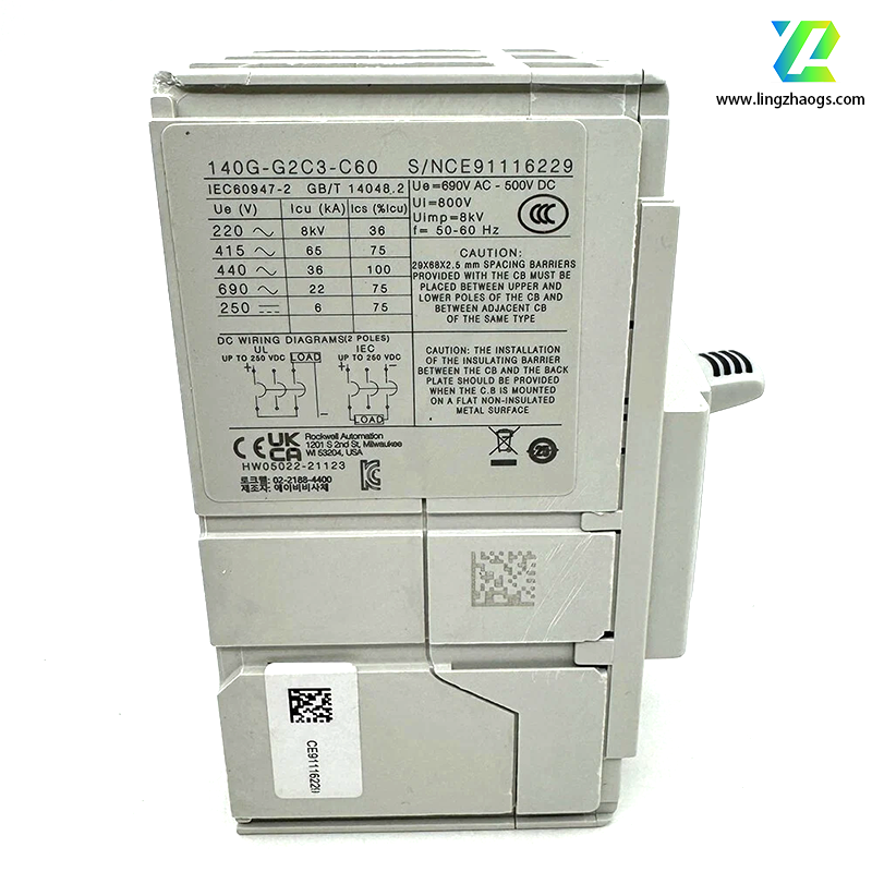 AB 140GG2C3C60 Molded Case Circuit Breaker