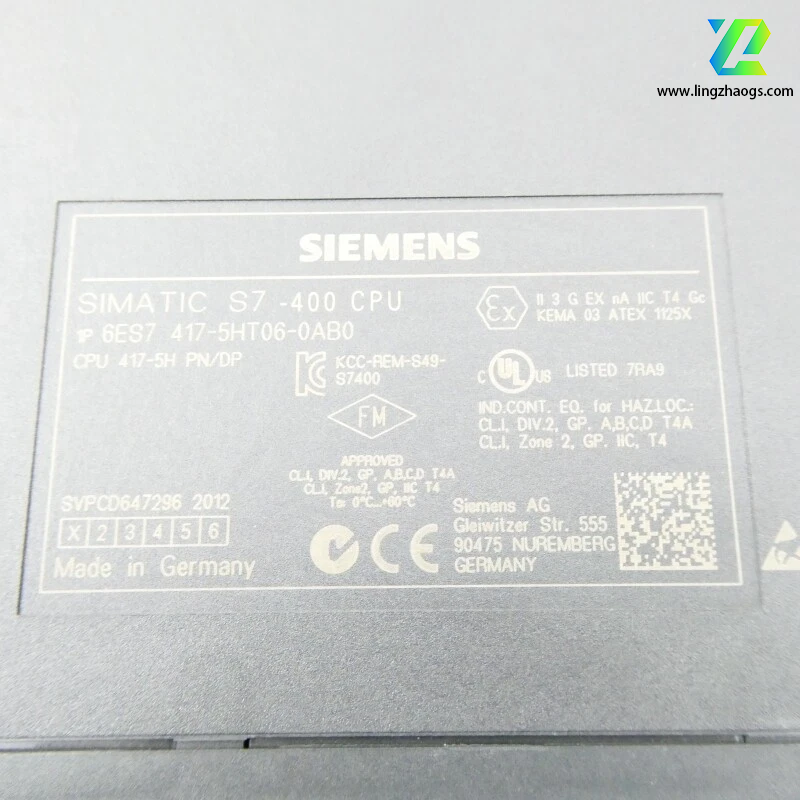 Siemens 6ES7417-5HT06-0AB0 Central Processing Unit (CPU)