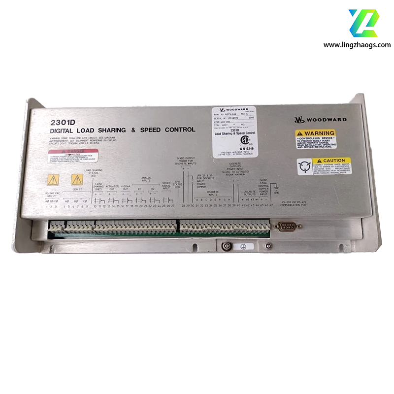 Woodward  8273-140 Digital Load Sharing And Speed Control Module