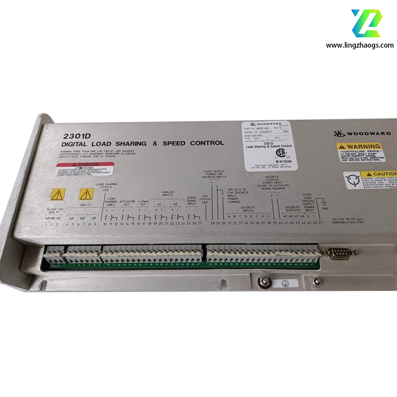 Woodward  8273-140 Digital Load Sharing And Speed Control Module