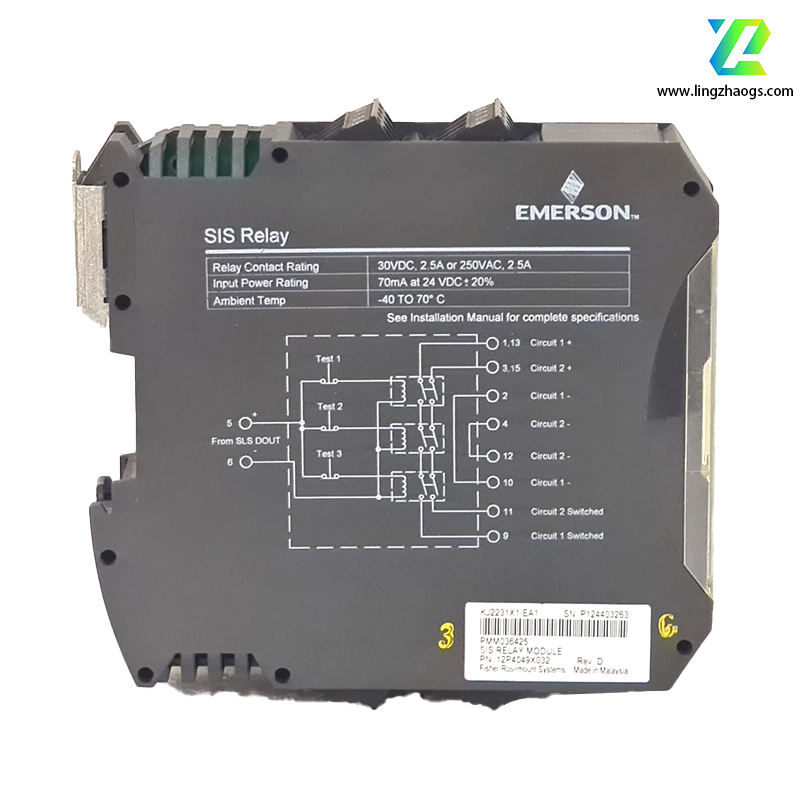 Emerson KJ2231X1-EA1 Digital Input/Output (DI/DO) Module